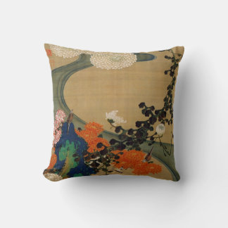 29. 菊花流水図, 若冲 Chrysantheme u. Strom, Jakuchū Kissen