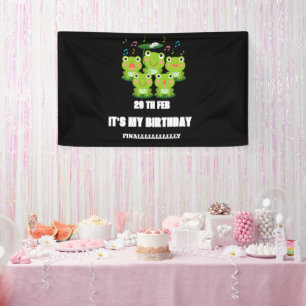29.02.Leap Day , es ist mein Geburtstagspreisjahr Banner