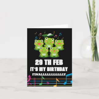 29.02.Leap Day , es ist mein Geburtstagspreisjahr Einladung