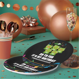 29.02.Leap Day , es ist mein Geburtstagspreisjahr  Pappteller