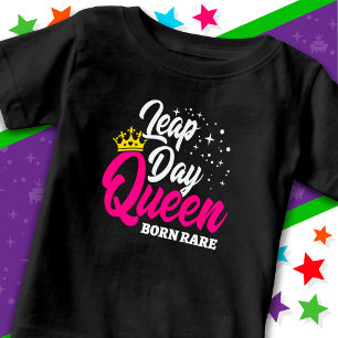 29.02. Leap Day Queen Leap Year Geburtstag Geboren Baby T-shirt