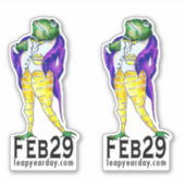 29.02. Seine Königliche Leapness Aufkleber (Vorderseite)