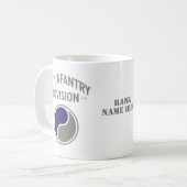 29. Abteilung Infanty - Militär der Vereinten Staa Kaffeetasse (Vorderseite Links)