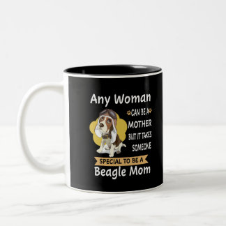 29 Besonderes für eine Beagle-Mama Zweifarbige Tasse