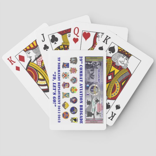 29 CAB Deployment Playing Cards Spielkarten (Rückseite)