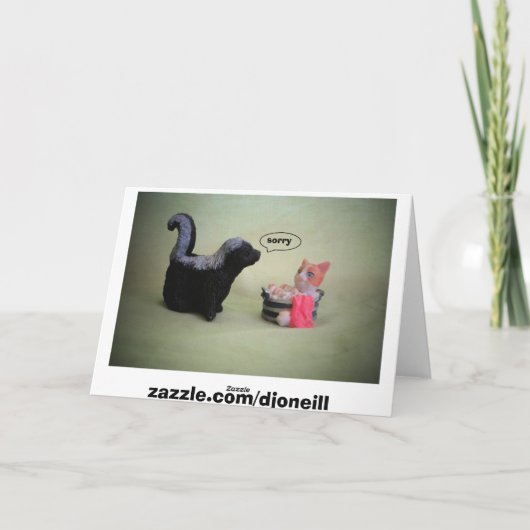 29? Du musst mich kätzen Karte (Rückseite)