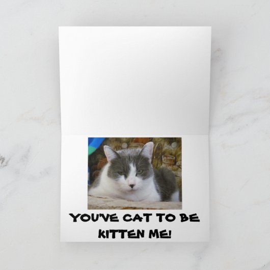 29? Du musst mich kätzen Karte (Innenseite)