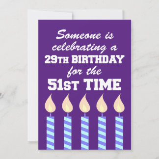 29. Geburtstag, 21. Einladung