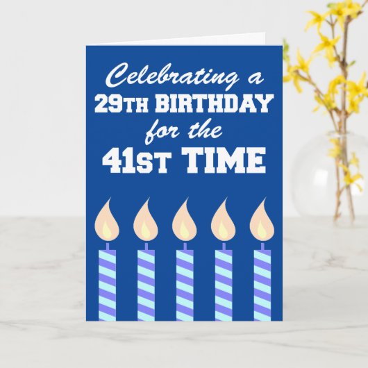 29. Geburtstag, 21. Karte (Gelbe Blume)