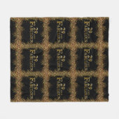 29. Geburtstag Fleecedecke (Vorderseite (Horizontal))