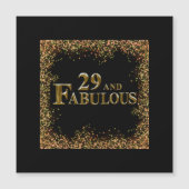 29. Geburtstag Magnetkarte (Vorderseite)