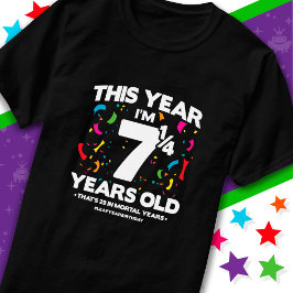 29. Geburtstag Mortal Years Leap Year Day 29. Feb. T-Shirt
