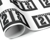 29. Geburtstag Odometer Geschenkpapier (Rolleneckpunkt)