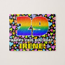 29. Geburtstag — Spaß, Liebende Herzformen + "29"