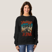 29 Geburtstag Vintag Juni 1993 Retro Sunset Sweatshirt (Vorne ganz)