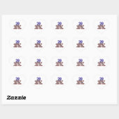 29. Geburtstagsdesigns Herz-Aufkleber (Blatt)