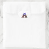 29. Geburtstagsdesigns Herz-Aufkleber (Tasche)