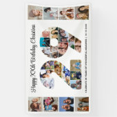 29. Geburtstagsfeier Nummer 29 Fotocollage Banner (Vertikal)