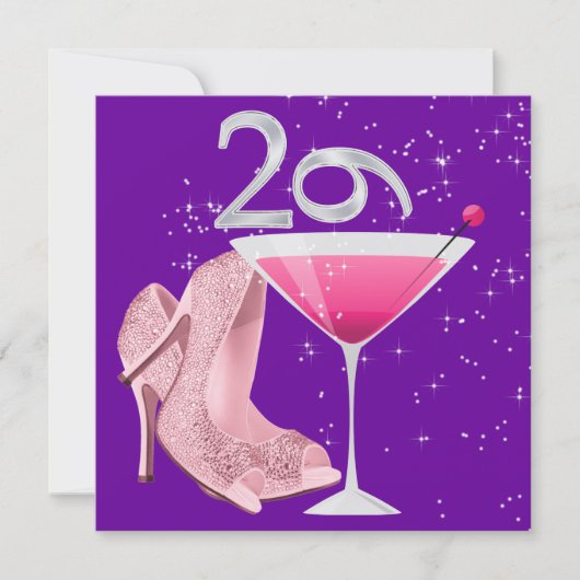 29. Geburtstagspartei Einladung des SRF (Vorderseite)