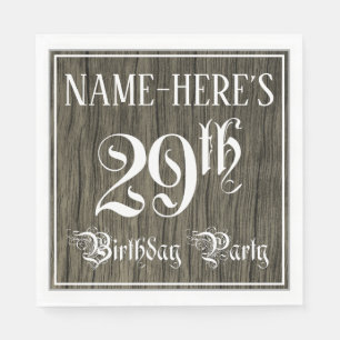 29. Geburtstagsparty - Extravagantes Drehbuch, Imi Serviette