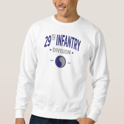 29. Infanterie-Abteilung des US-Militärs Sweatshirt (Vorderseite)