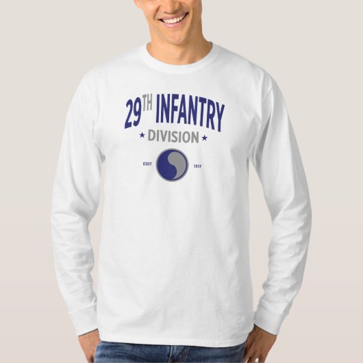 29. Infanterie-Division US Military Long T-Shirt (Vorderseite)