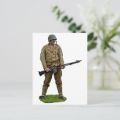 29. Infanterieabteilung der USA - BAR Gunner Postkarte (Stehend Vorderseite)