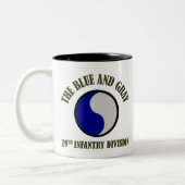 29. Infanteriedivision Zweifarbige Tasse (Links)