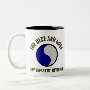29. Infanteriedivision Zweifarbige Tasse