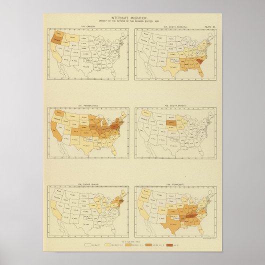 29 Interstaatliche Migration 1890 ORTN Poster (Vorne)