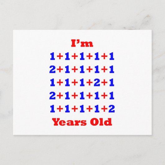 29 Jahre alt! Postkarte (Vorderseite)