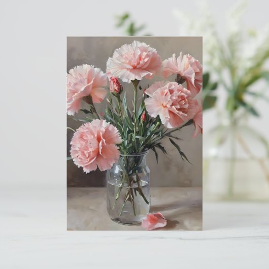 29. Januar Nationaler Nelkentag B Karte (Stehend Vorderseite)