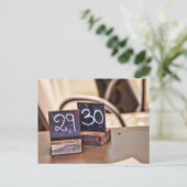 29. oder 30. Geburtstag Postkarte Italien Einladun (Stehend Vorderseite)