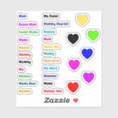 29 PCS - Aufkleber für die Mama (Synonyme für Mutt (Blatt)