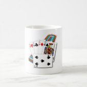 29 Point Cribbage Hand Kaffeetasse (Mittel)