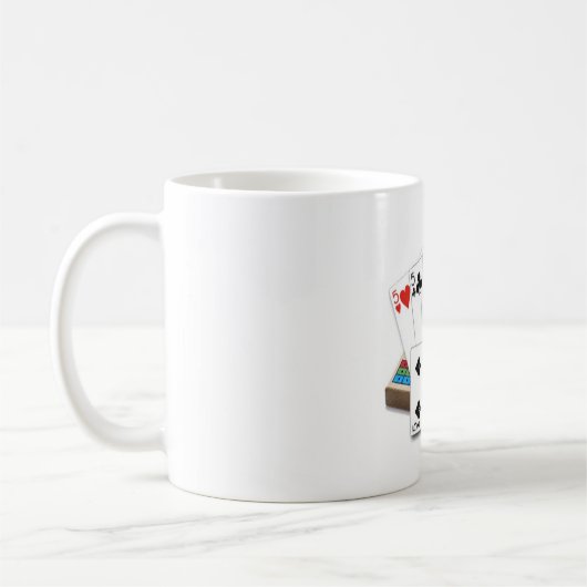 29 Point Cribbage Hand Kaffeetasse (Links)