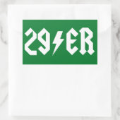 29. RECHTECKIGER AUFKLEBER (Tasche)