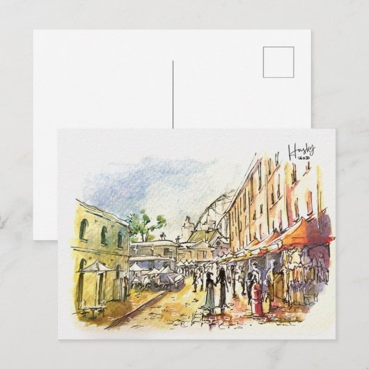 29 : Rockmarkt Postkarte (Vorne/Hinten)