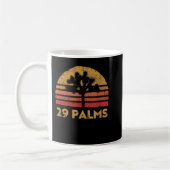 29 Twentynine palms California Retro Joshua Tree Kaffeetasse (Links)