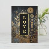 *~ 29 UAWG AR26 QR LIEBE Vintage Wedding Einladung (Stehend Vorderseite)