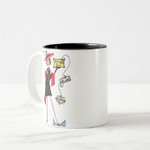 29 und ewige Tasse halten (Vorderseite Links)