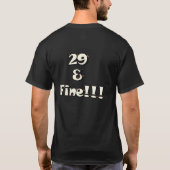 29 und feiner Snap-T - Shirt (Rückseite)