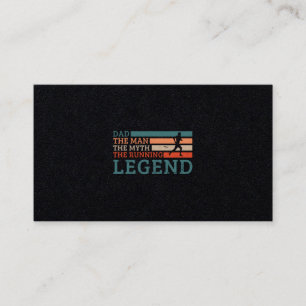 29.Vater der Mann, der Mythos, die Running Legende Visitenkarte