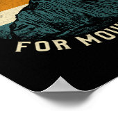 29.Wandern wird Handelsbüro für Berge Retro VI Poster (Ecke)