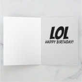 29 WIEDER? FUNNY BIRTHDAY CARD CARDS KARTE (Innenseite)