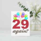 29 Wieder? Postkarte (Stehend Vorderseite)