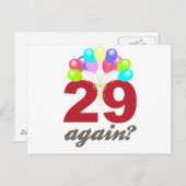 29 Wieder? Postkarte (Vorne/Hinten)