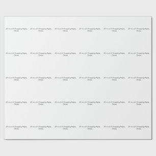 29 Zoll x 6 Fuß Geschenkpapier, Glänzend Geschenkpapier