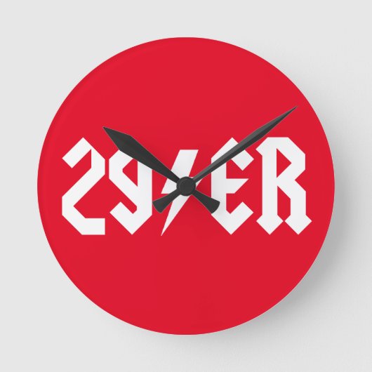 29er runde wanduhr (Vorderseite)