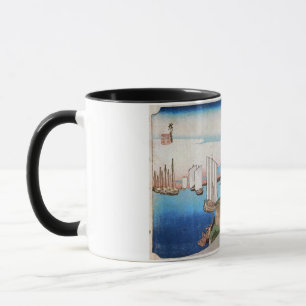 2. 品 宿, 広 重 Shinagawa-juku, Hiroshige, Ukiyo-e Tasse